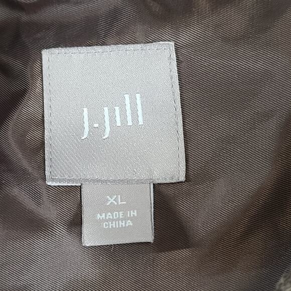 J Jill women's corduroy Chore jacket brown Size XL 100% cotton workwear timeless - Picture 10 of 10